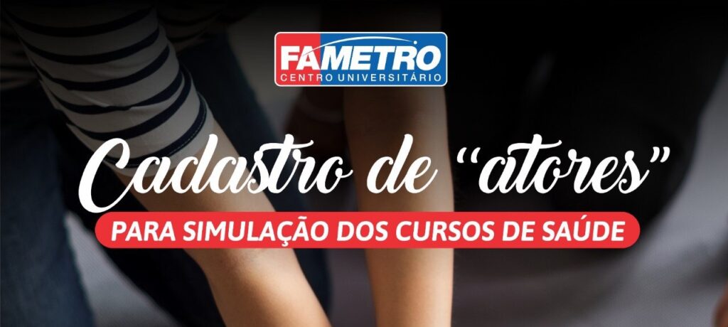 CURSOS DE GRADUAÇÃO ABREM VAGAS PARA VOLUNTÁRIOS INTERESSADOS EM ATUAR NAS ATIVIDADES DE SIMULAÇÃO