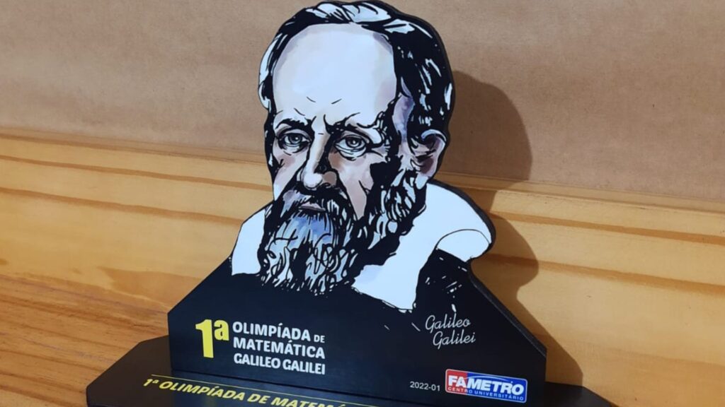 imagem mostra troféu do campeonato galileu