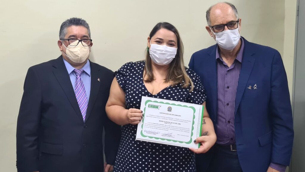 imagem mostra a conselheira suplente Maria Gláucia