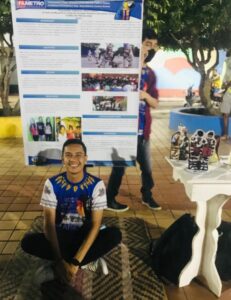 Imagem mostra o aluno Diego Aguirre