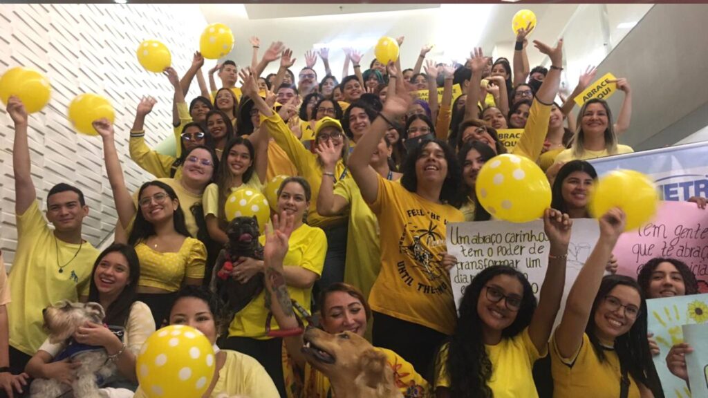 Curso de Psicologia realiza atividades em alusão ao Setembro Amarelo Alunos participaram de atividades em alusão ao Setembro Amarelo