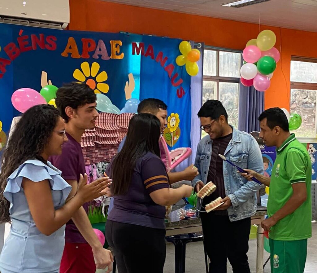 atividade inclusiva na apae