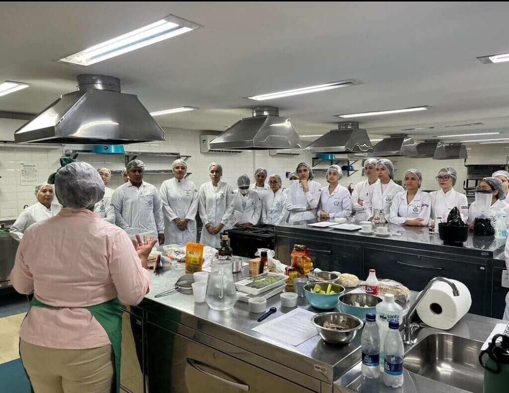 Acadêmicos de nutrição participaram de diversos minicursos | Foto: Divulgação/ Fametro