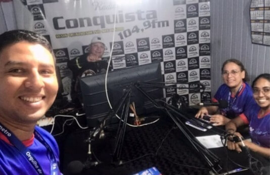 Fametro de Tabatinga marca presença na Rádio Conquista FM no Peru