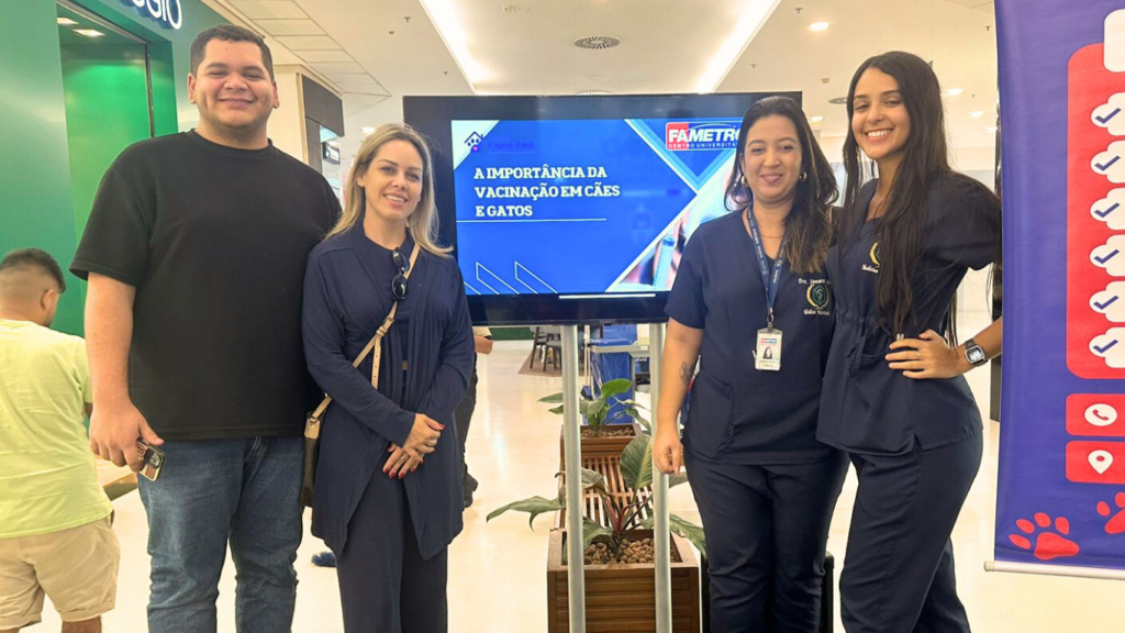 Curso de Medicina Veterinária em ação no Shopping Ponta Negra