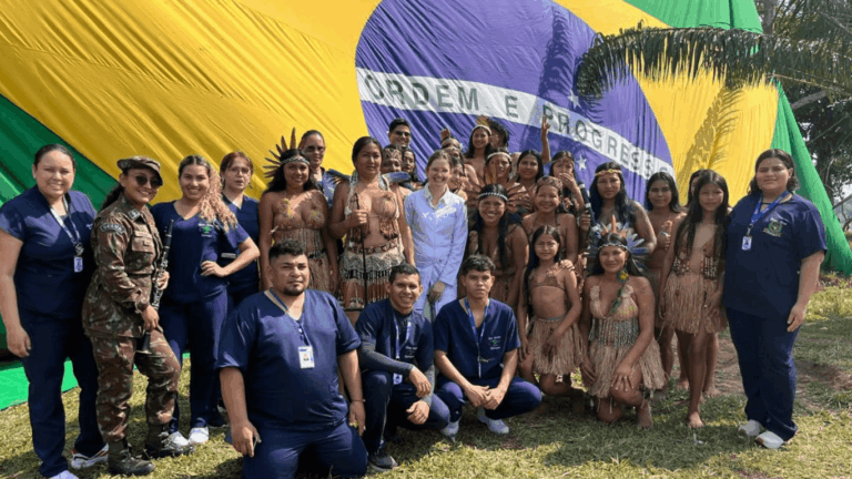 Enfermagem da Fametro Tefé atua em ação de saúde para comunidades indígenas