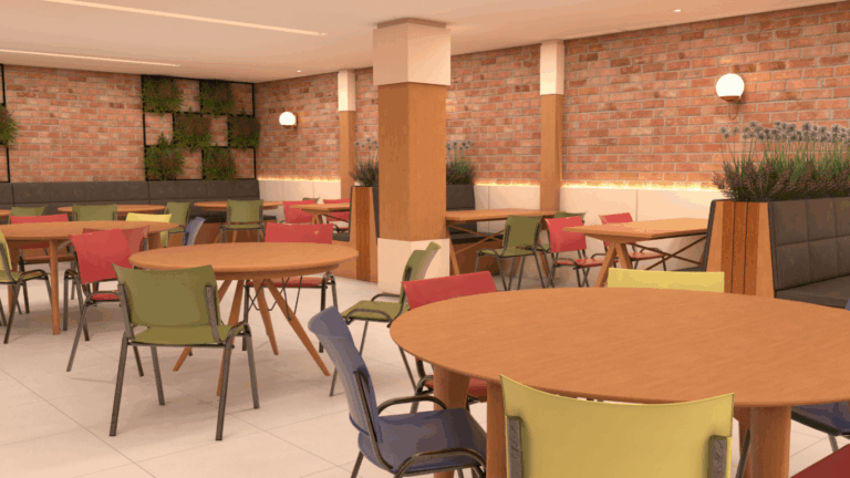 Você sabia que a Fametro está ganhando uma nova praça de alimentação e área de convivência?