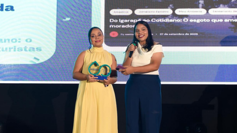 Acadêmicas de Jornalismo da Fametro conquistam 1º lugar no 4º Prêmio Águas de Manaus